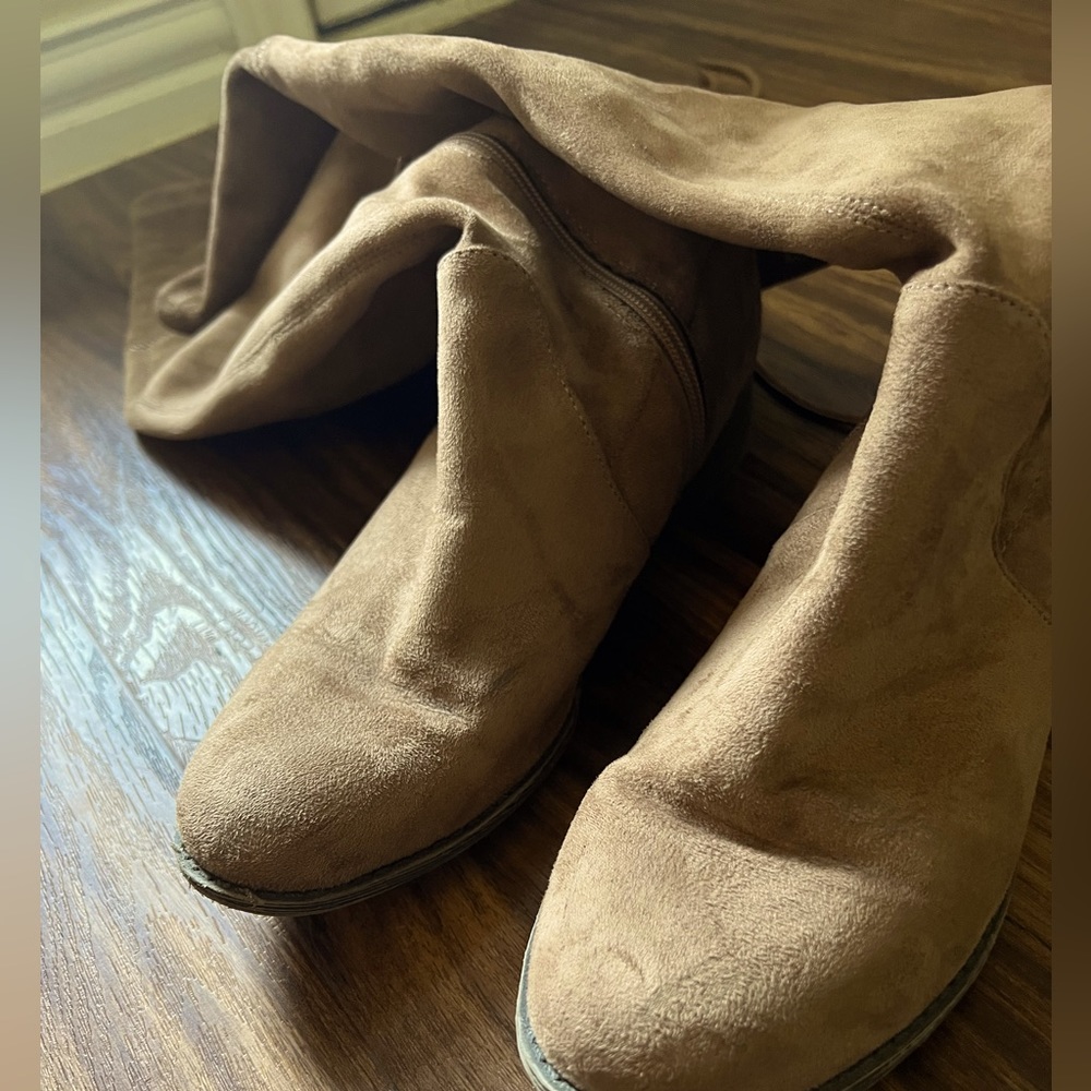Aeo Otk Camel Faux Suede Boots!